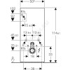 Модуль сантехнический для подвесного унитаза Monolith Plus Geberit 131.231.JL.5