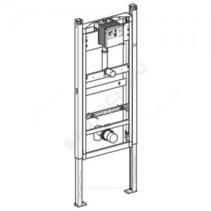 Инсталляция для писсуара Duofix без кнопки смыва Geberit 111.665.00.5