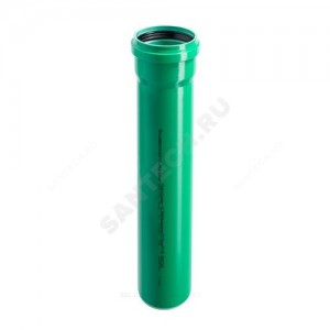 Труба PP-MD с раструбом зелёная KG2000 KG2000EM Дн 400х12,3 б/нап SN10 L=3,0м в/к Ostendorf 770970