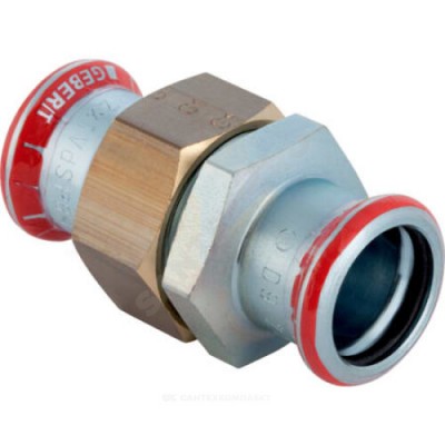 Муфта разъемная сталь углеродистая Дн 54 пресс Mapress Geberit 25326
