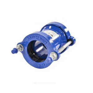 Муфта чугун соединительная Ду 100 (Дн 109-128) Ру10/16 ДРК Benarmo