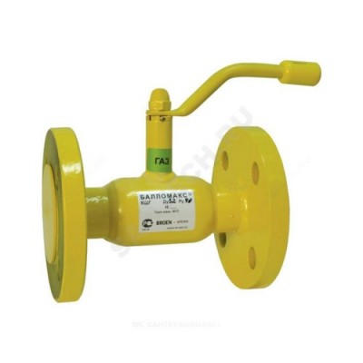 Кран шаровой сталь газ 11с10фт Ду 65 Ру16 фл BROEN КШГ 70.003.065.А.16