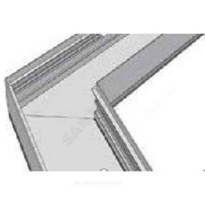 Угловое оформление конца лотка Mohlenhoff GPS-2 145