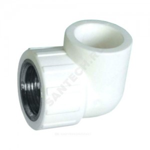 Угольник PP-R комбинированный белый ВР Дн 32х3/4" VALFEX 10125132