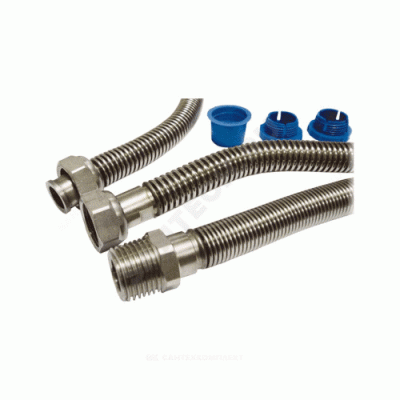 Подводка гибкая для газа сильфонная нержавеющая сталь 3/4" г-ш L=0,8 м Tuboflex