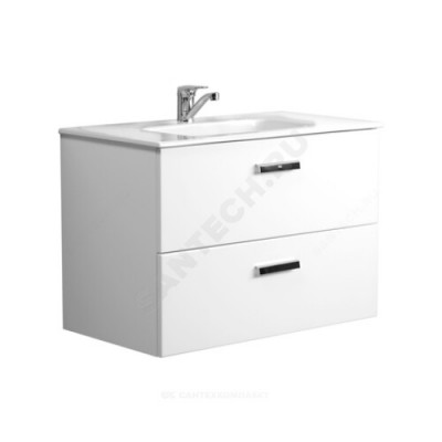 Тумба под умывальник 80 Victoria Nord белый глянец Roca ZRU9000032