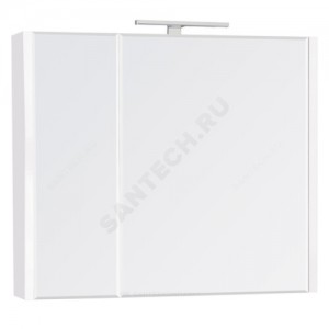 Шкаф зеркальный Etna 80 белый глянец Roca 857304806