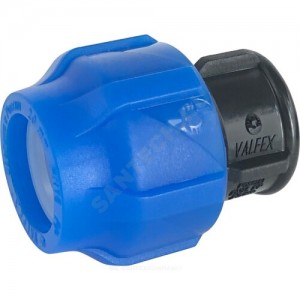 Заглушка компрессионная ПЭ Дн 20 Ру16 VALFEX 121001123020