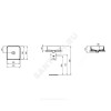 Умывальник мебельный STRADA II Square Vessel 40 без отверстия п/смес Ideal Standard T296201.