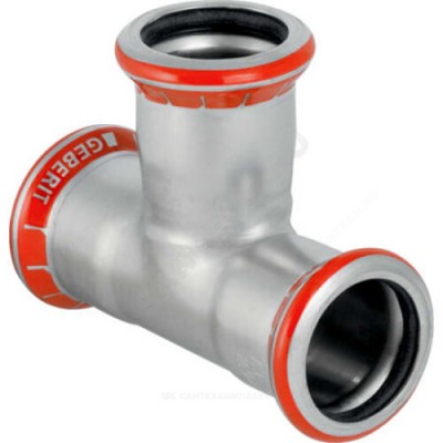 Тройник сталь углеродистая Дн 54 пресс Mapress Geberit 21008