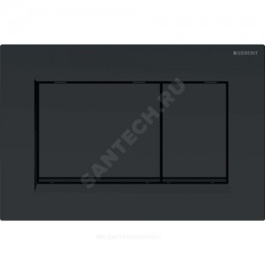 Кнопка для инсталляции Sigma 30 черный матовый лак/черный Geberit 115.883.16.1