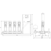 Установка повышения давления Hydro MPC-E 4 CRE32-2 Grundfos 99208306