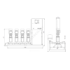 Установка повышения давления Hydro MPC-E 4 CRE32-2 Grundfos 99208306