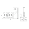 Установка повышения давления Hydro MPC-E 4 CRE32-2 Grundfos 99208306