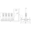Установка повышения давления Hydro MPC-E 4 CRE32-2 Grundfos 99208306