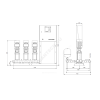 Установка повышения давления Hydro MPC-S 3 CR3-7 Grundfos 95044669