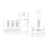 Установка повышения давления Hydro MPC-S 3 CR3-7 Grundfos 95044669