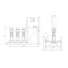 Установка повышения давления Hydro MPC-S 3 CR3-7 Grundfos 95044669