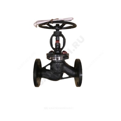 Клапан запорный сталь 15с65нж Ду 20 Ру16 Тмакс=425 оС фл Россия