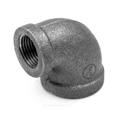 Угольник переходной чугун Ду 25х15 (1"х1/2") ВР/ВР Fittex PLUS