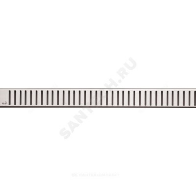 Решетка для душевого лотка нержавеющая сталь L=650мм Alca Plast PURE-650L