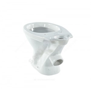 Унитаз без бачка Оптима белый косой выпуск без комплекта Лобненский стройфарфор .