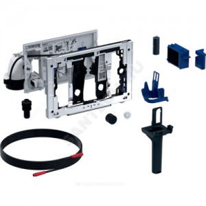 Модуль для бачка Sigma 8см DuoFresh с ручным пуском и приемником для цилиндриков Geberit 115.053.21.1