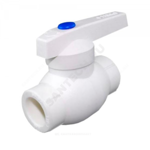 Кран PP-R шаровой белый внутренняя пайка Дн 20 Стандарт RTP (РосТурПласт) 10565