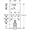 Модуль сантехнический для напольного унитаза Monolith Geberit 131.033.00.5