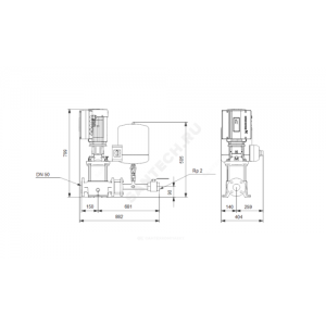 Установка повышения давления Hydro Solo E CRE 15-3 Grundfos 99150626