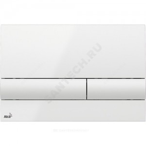 Кнопка для инсталляции белая Alca Plast M1710