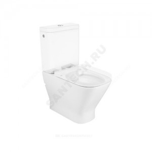 Унитаз без бачка The Gap горизонт/выпуск безободковый без сиденья Roca 34273700H