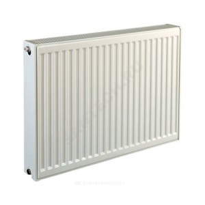 Радиатор стальной панельный Ventil Compact VC тип 22 500х1200 Qну=2658 Вт ниж/п в комплекте кронштейн. встроенный вентиль RAL 9016 (белый) Heaton Plus