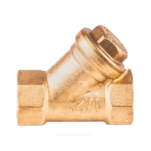 Фильтр сетчатый Y-образный латунь Ду 32 Ру16 Тмакс=110 oC G1 1/4" ВР R74A Giacomini R74AY006