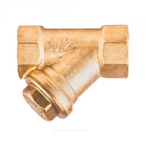 Фильтр сетчатый Y-образный латунь Ду 32 Ру16 Тмакс=110 oC G1 1/4" ВР R74A Giacomini R74AY006