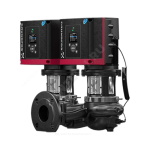 Насос ин-лайн с сухим ротором TPED 100-110/4-S-A-F-A-BQQE PN16 сдвоенный 3х380-500В/50 Гц c датчиком перепада давления Grundfos 99132860