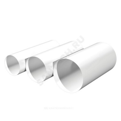 Воздуховод круглый D150 L=500мм ПВХ Эра 15ВП