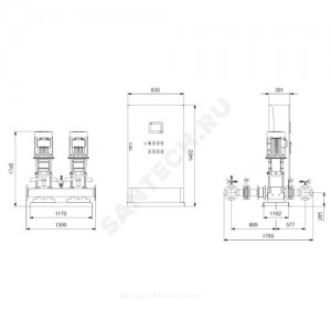 Установка пожаротушения Hydro MX-V 1/1 CR125-3-1 Grundfos 99789028
