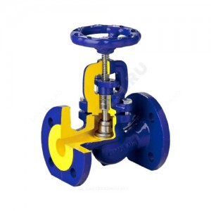 Клапан запорный чугун 215A Ду 65 Ру16 Тмакс=300 оС фл со штурвалом сальниковый Zetkama 215A065C01