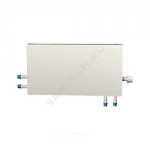 Конвектор настенный проходной "Универсал" МКСК 15 П (А08) (малой глубины) 1.573кВт двухтр с т/клапаном (угл) Danfoss 013G4203 ниж/п резьба прав Сантехпром 9104107