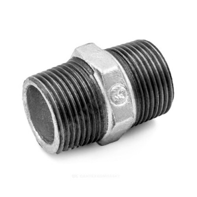 Ниппель прямой чугун оц Ду 40 (1 1/2") НР Fittex PLUS