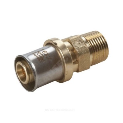 Муфта МП латунь пресс Дн 32х1" НР RM107 Giacomini RM107Y059