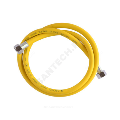 Подводка гибкая для газа ПВХ армированная 1/2" г-г L=2,0 м Tuboflex