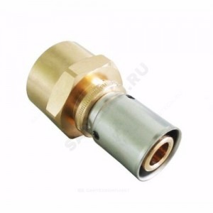 Муфта МП бронза/нерж пресс Дн 32х3,0х1" ВР Cofit P Oventrop 1512249