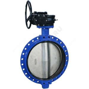 Затвор дисковый поворотный чугун VPE4408-08EP Ду 600 Ру10 межфл с редуктором диск чугун манжета EPDM HT Tecofi VPE4408-08EP0600