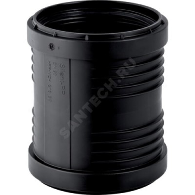 Муфта PP-MD двухраструбная бесшумная Silent-PP Дн 90 б/нап в/к Geberit 390.416.14.1