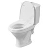 Унитаз-компакт Вест белый нижний подвод косой выпуск 1/реж полипропилен Santeri 1.P201.8.S00.00B.F