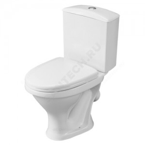 Унитаз-компакт Вест белый нижний подвод косой выпуск 1/реж полипропилен Santeri 1.P201.8.S00.00B.F