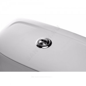 Унитаз-компакт Паллада белый нижний подвод горизонт/выпуск 2/реж дюропласт микролифт Santek 1.WH30.2.376