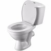 Унитаз-компакт Паллада белый нижний подвод горизонт/выпуск 2/реж дюропласт микролифт Santek 1.WH30.2.376